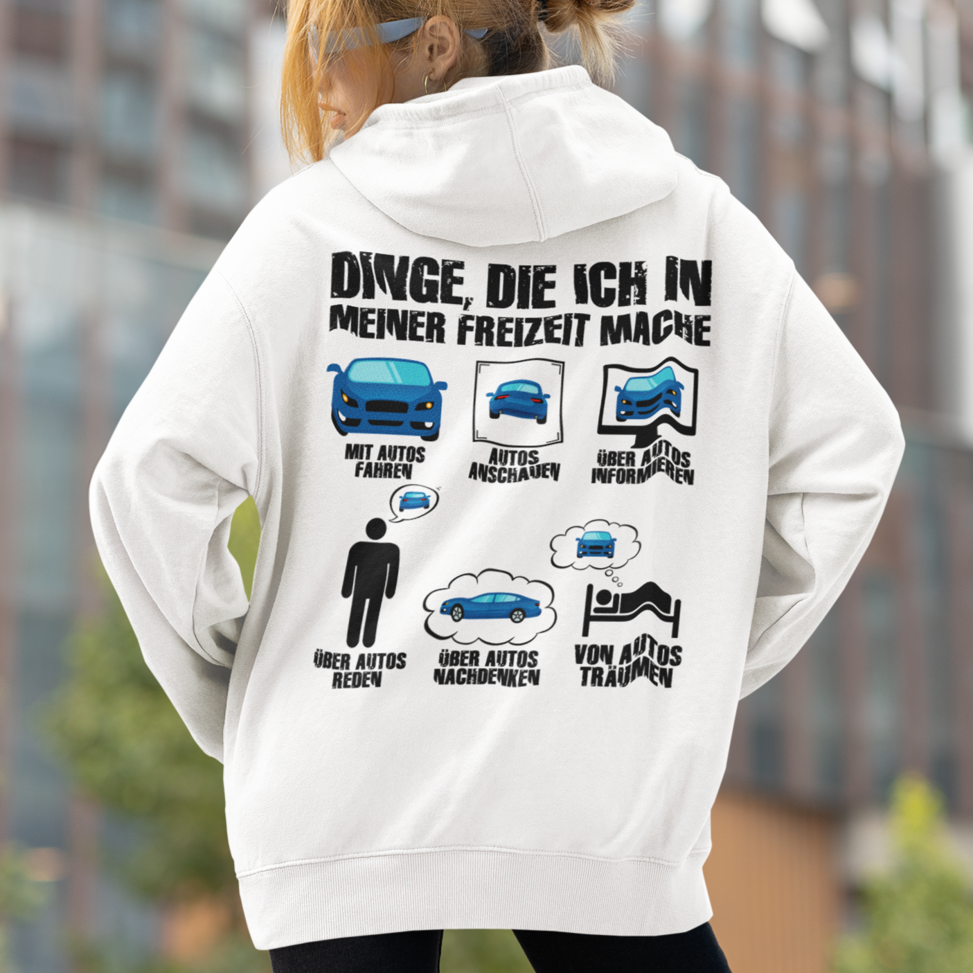 "In meiner Freizeit" - Oversized Hoodie