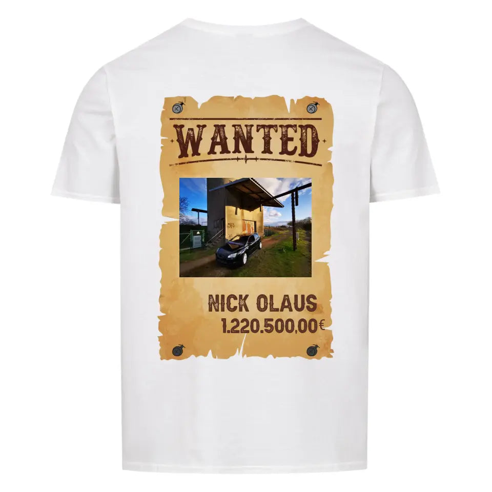 WANTED (Backprint) - Shirt