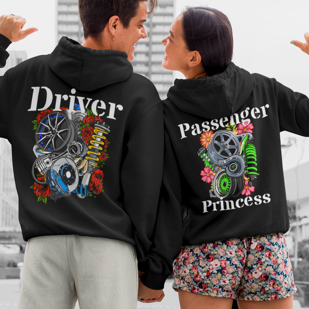 Couple Oversized Hoodies (Backprint) - Bundle