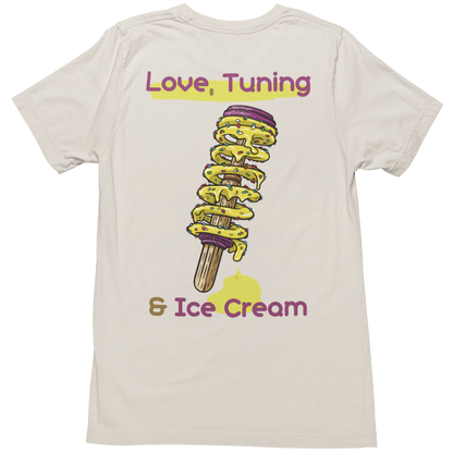 "Love, Tuning & Ice Cream" -  Oversized T-Shirt