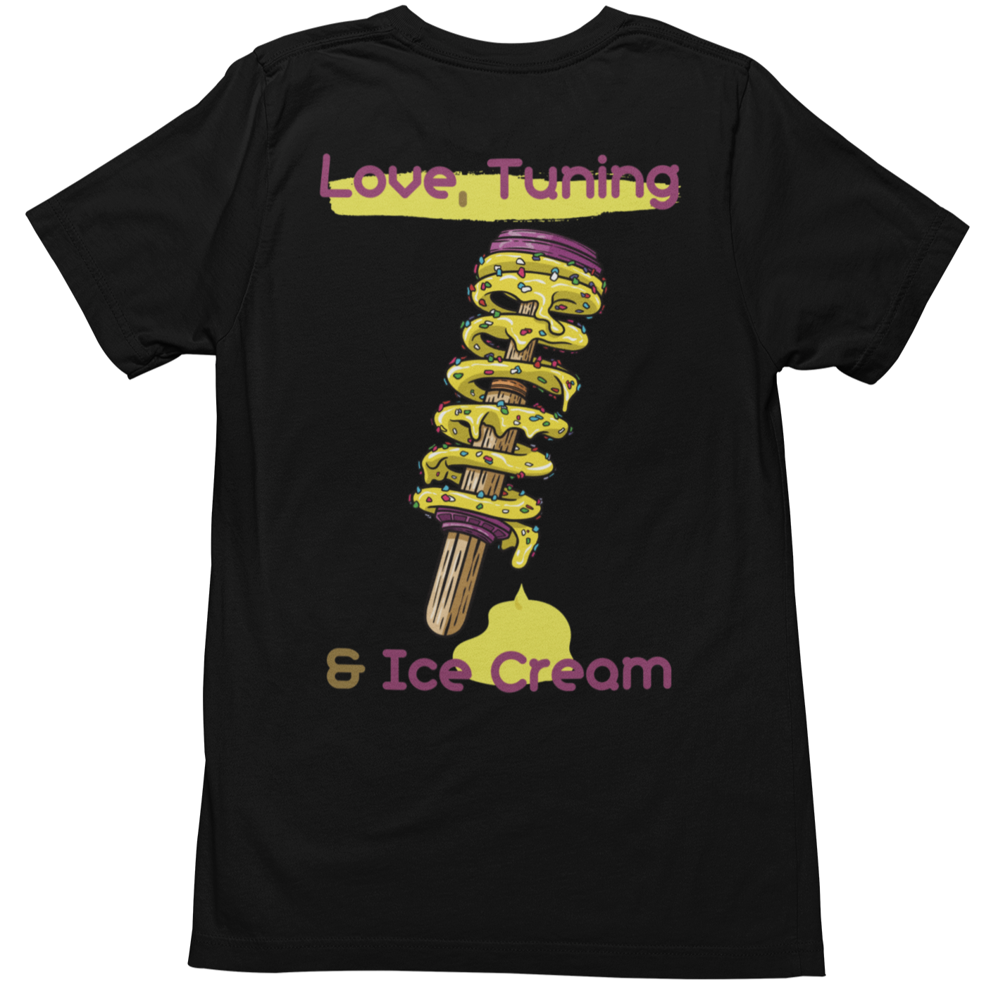 "Love, Tuning & Ice Cream" -  Oversized T-Shirt