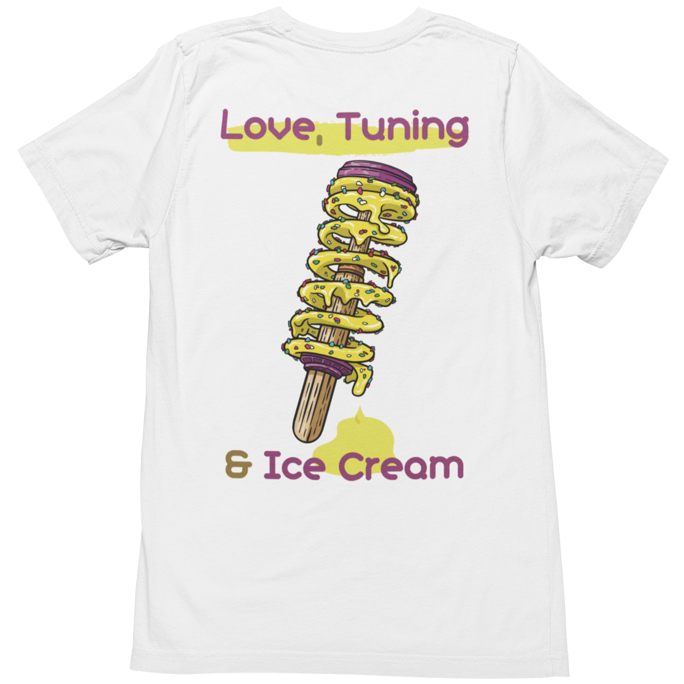 "Love, Tuning & Ice Cream" -  Oversized T-Shirt