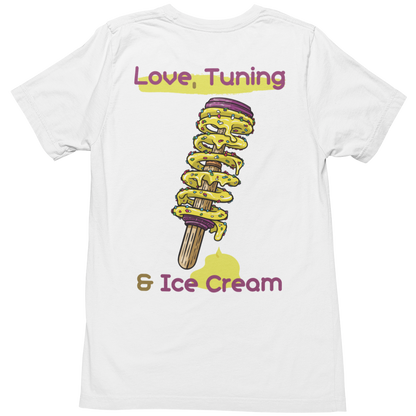 "Love, Tuning & Ice Cream" -  Oversized T-Shirt