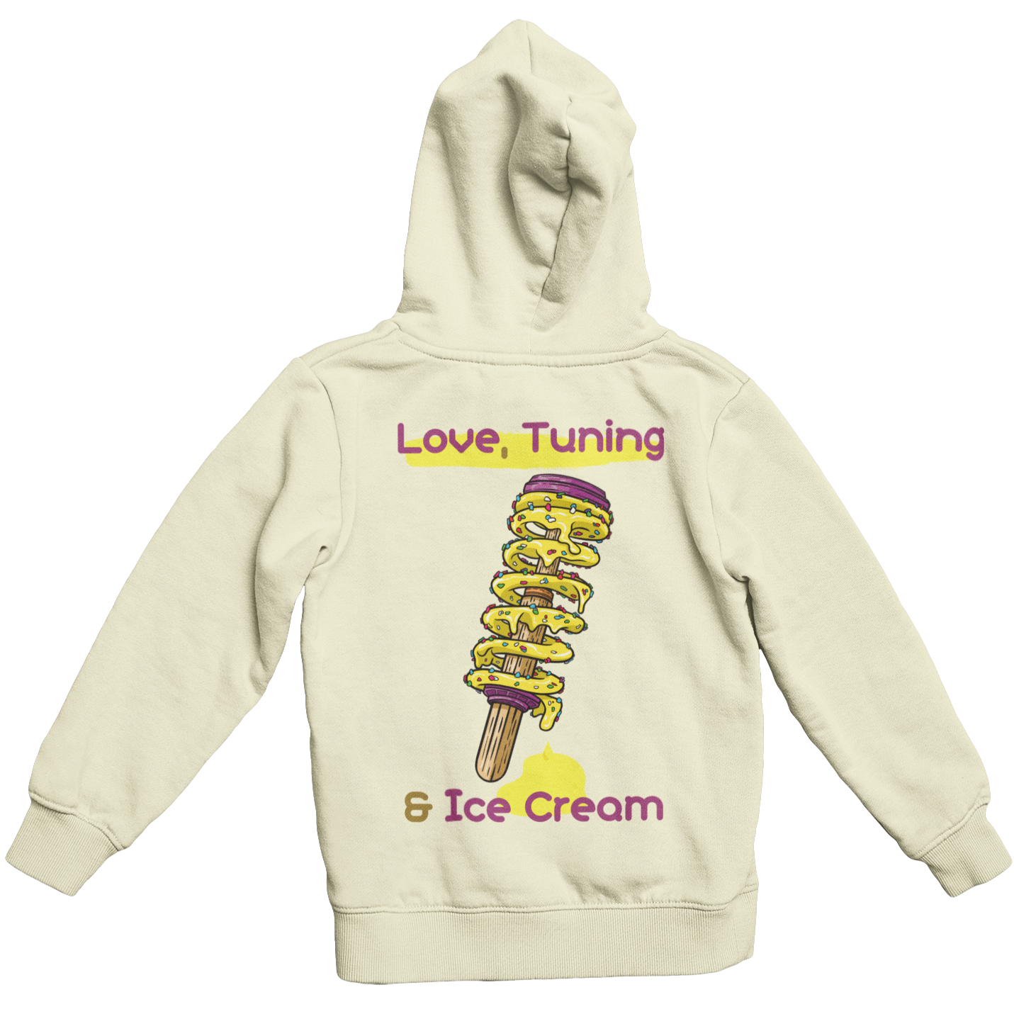 "Love, Tuning & Ice Cream" - Hoodie