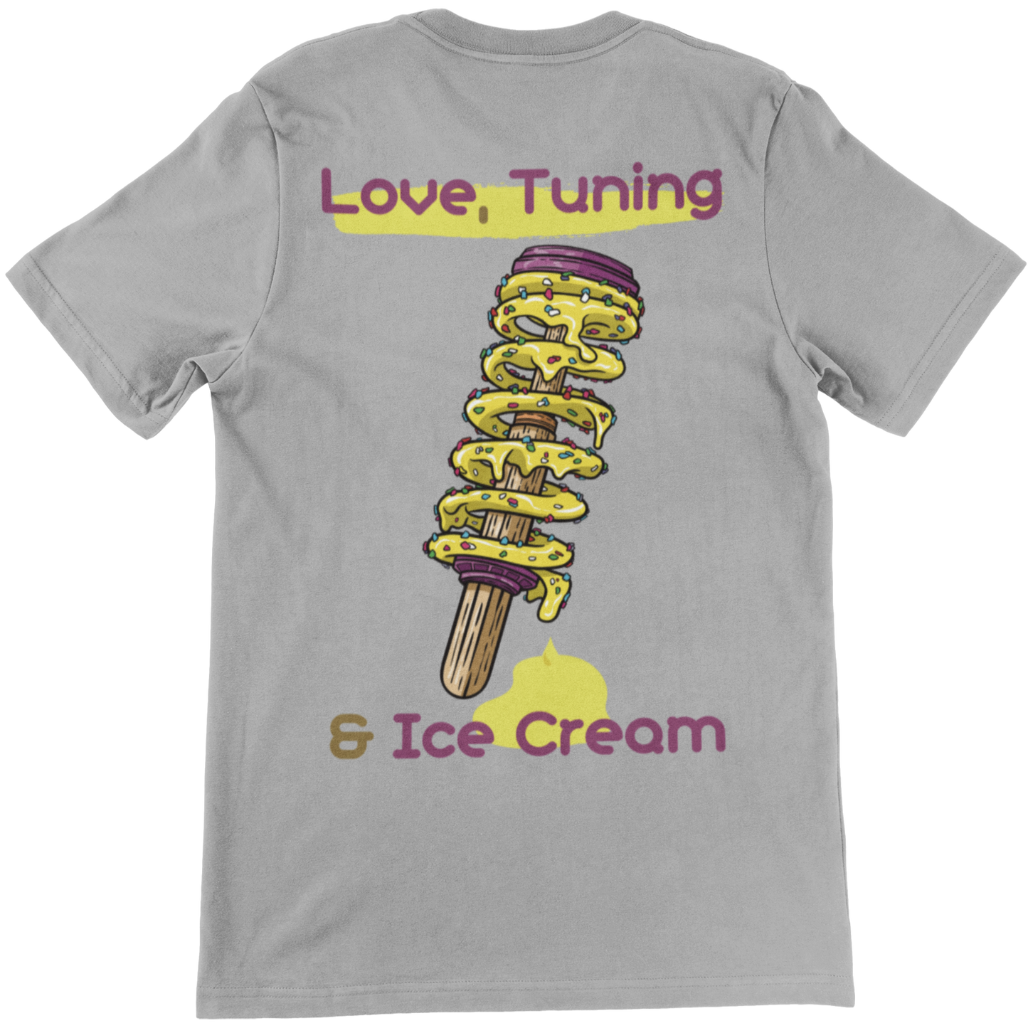 "Love, Tuning & Ice Cream" (Backprint) - Shirt