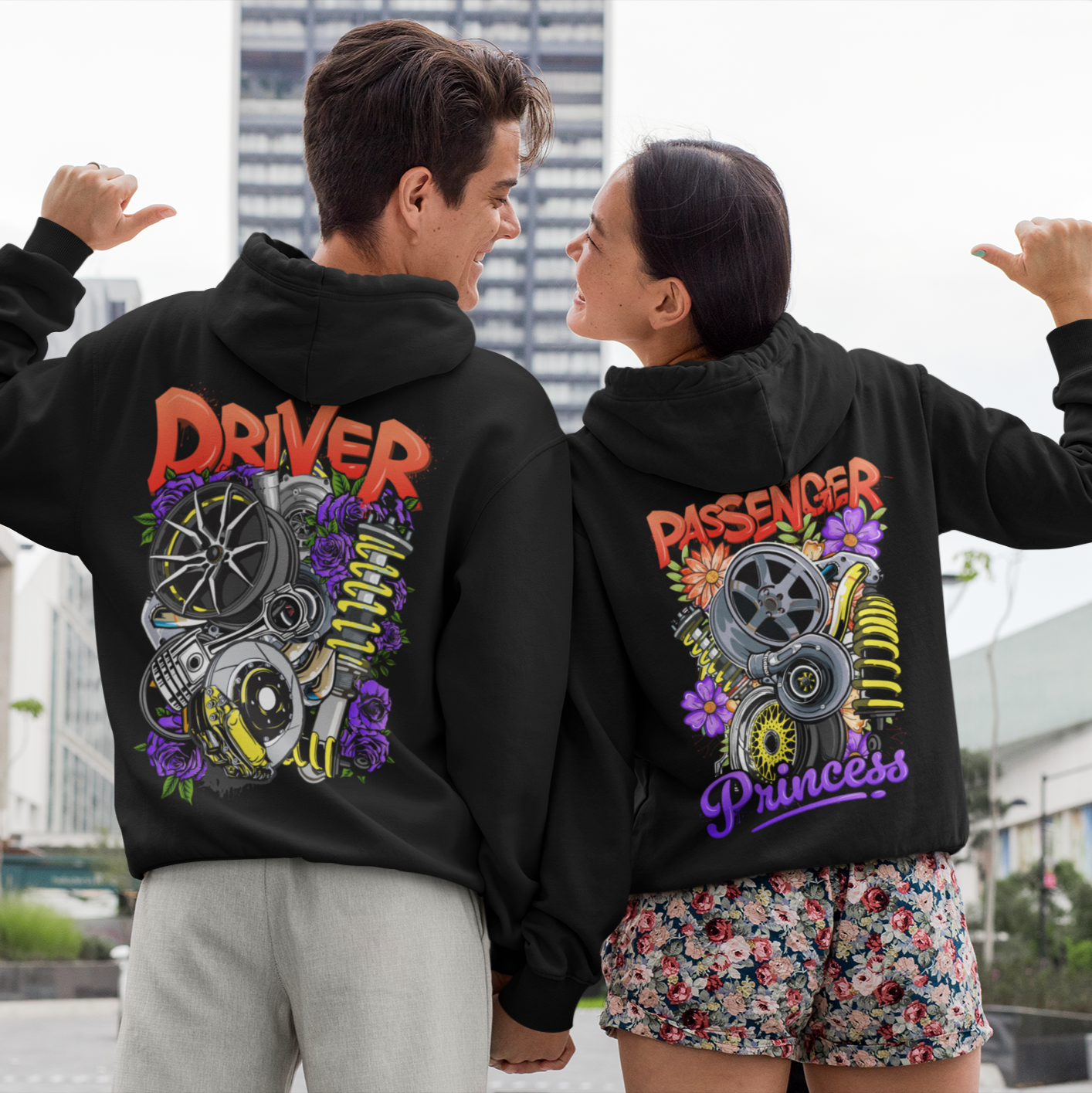 Couple Hoodies v2.2(Backprint) - Bundle