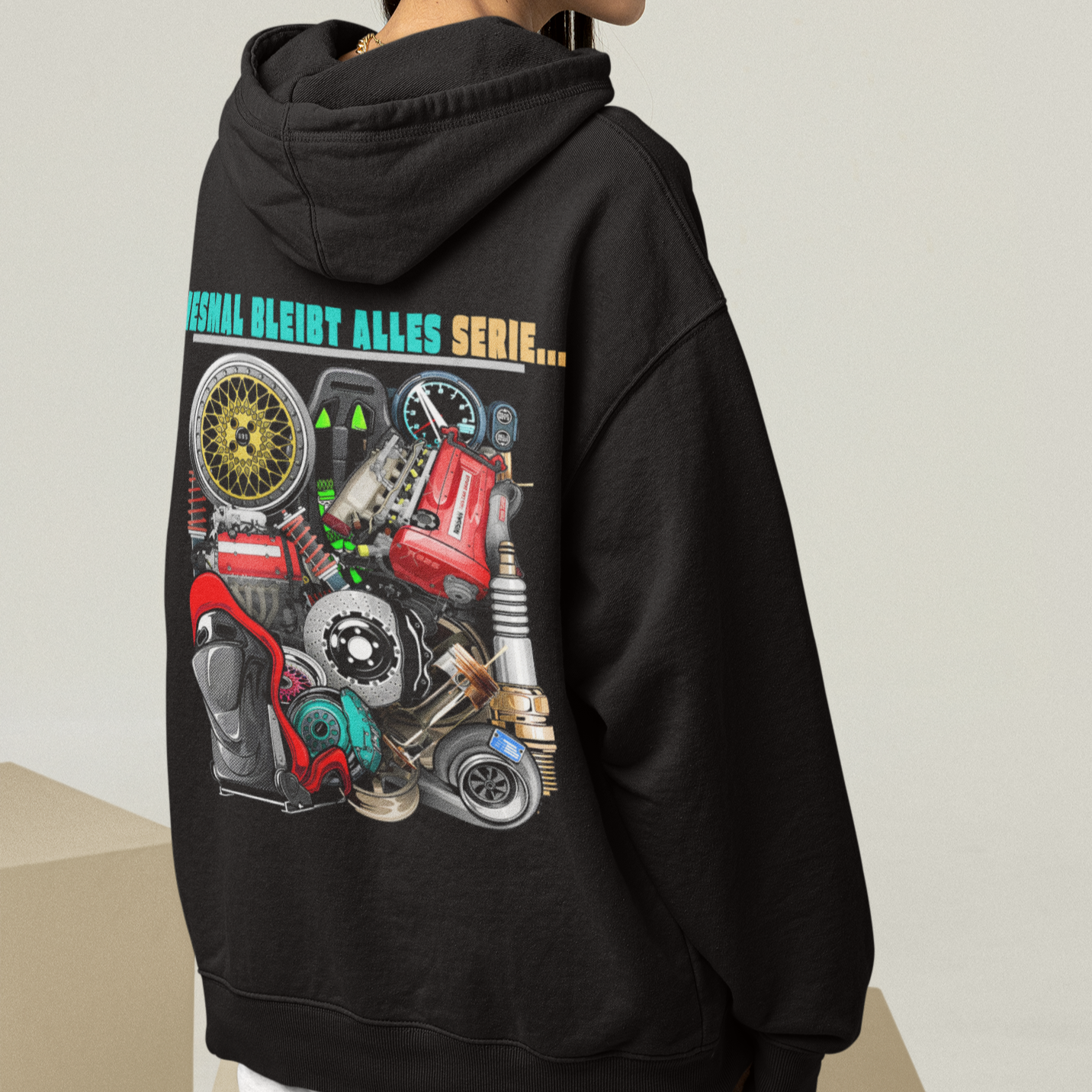 "Car Parts" - Oversized Hoodie