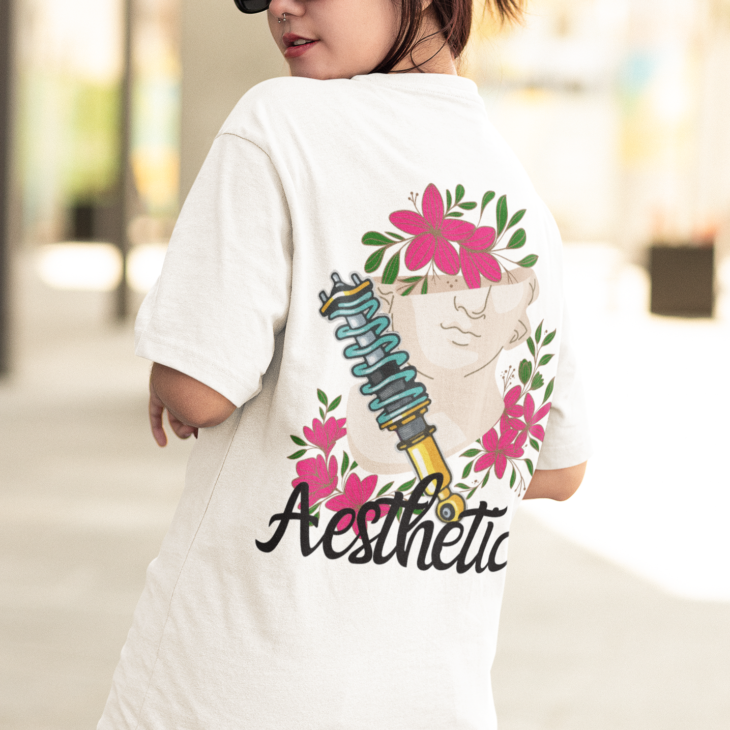 "Aesthetic's" - Oversized T-Shirt